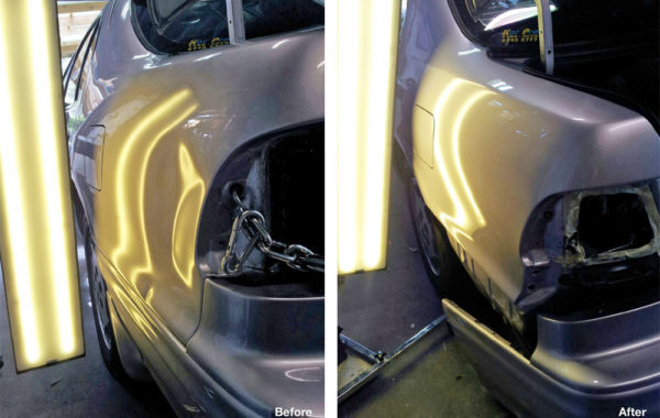 Nissan Maxima – Left Quarter Panel Damage